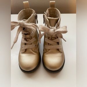 Gold Toddler Boots